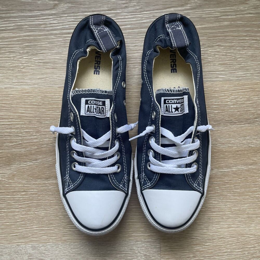 Converse Chuck Taylor Navy All Star Shoreline Canvas Slip-On Sneaker